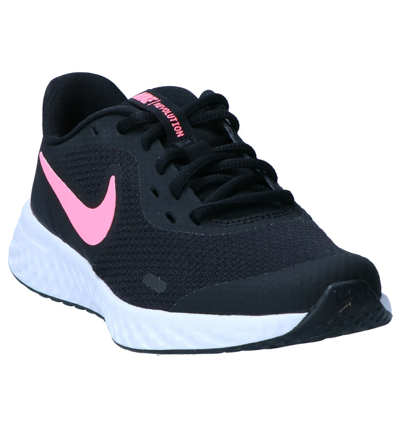 Nike Revolution 5 Roze Sneakers in stof (283831)