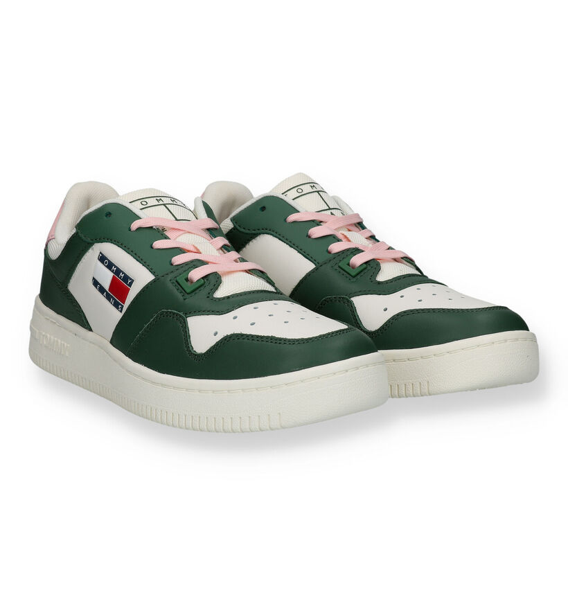 Tommy Hilfiger Retro Baskets en Vert pour femmes (326167) - pour semelles orthopédiques