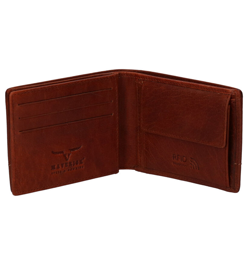 Maverick Mon Cognac Portefeuille in leer (292499)