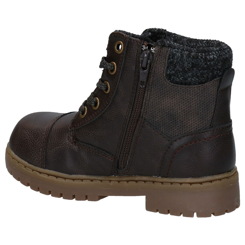 Sprox Bottines en Brun foncé en simili cuir (291373)