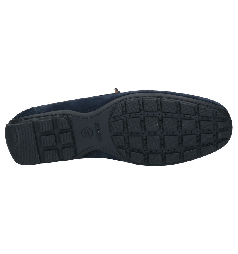 Geox Mocassins en Bleu foncé en nubuck (266706)