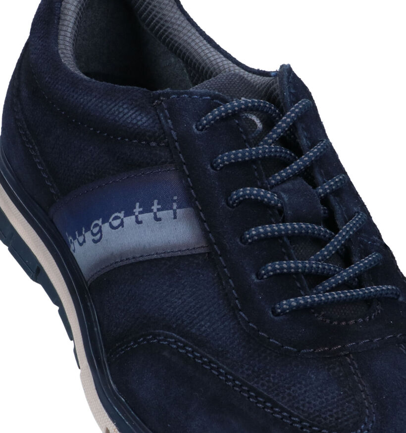 Bugatti Simone Chaussures à lacets en Bleu pour hommes (319249)