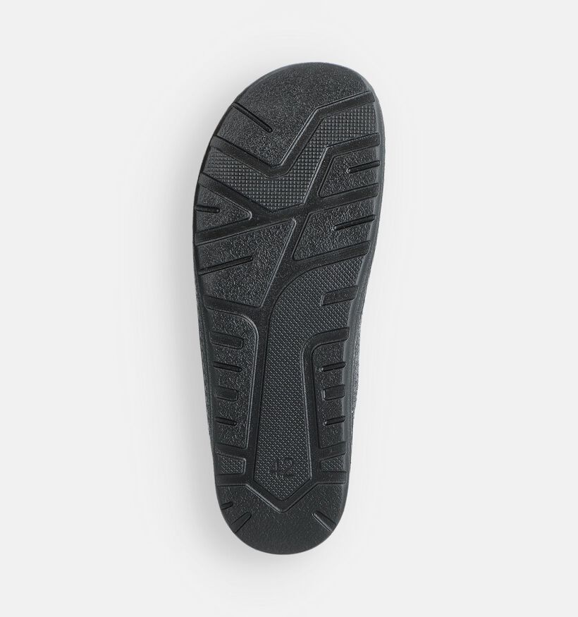 Rohde Grijze Brede pantoffels Rohde Grijze Pantoffels voor Steunzolen voor heren (365502) - geschikt voor steunzolen