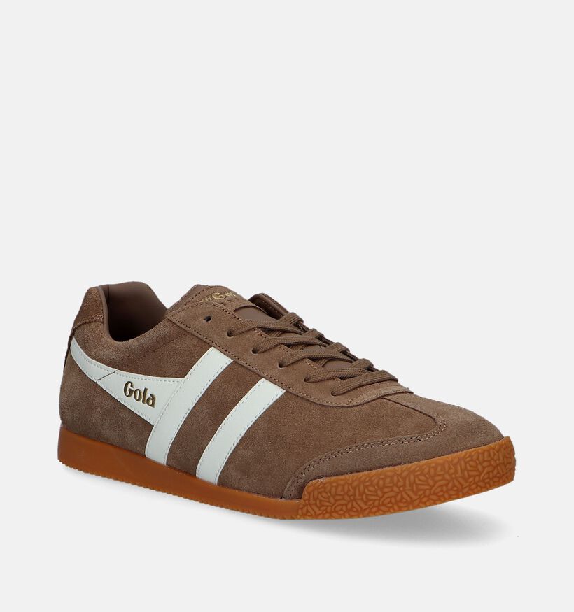 Gola Harrier Cognac Sneakers voor heren (340667) - geschikt voor steunzolen