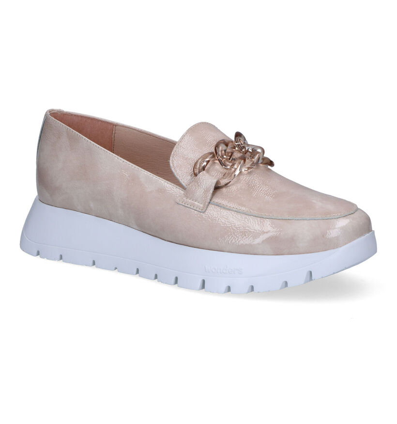 Wonders Ecru Loafers in leer (290010)