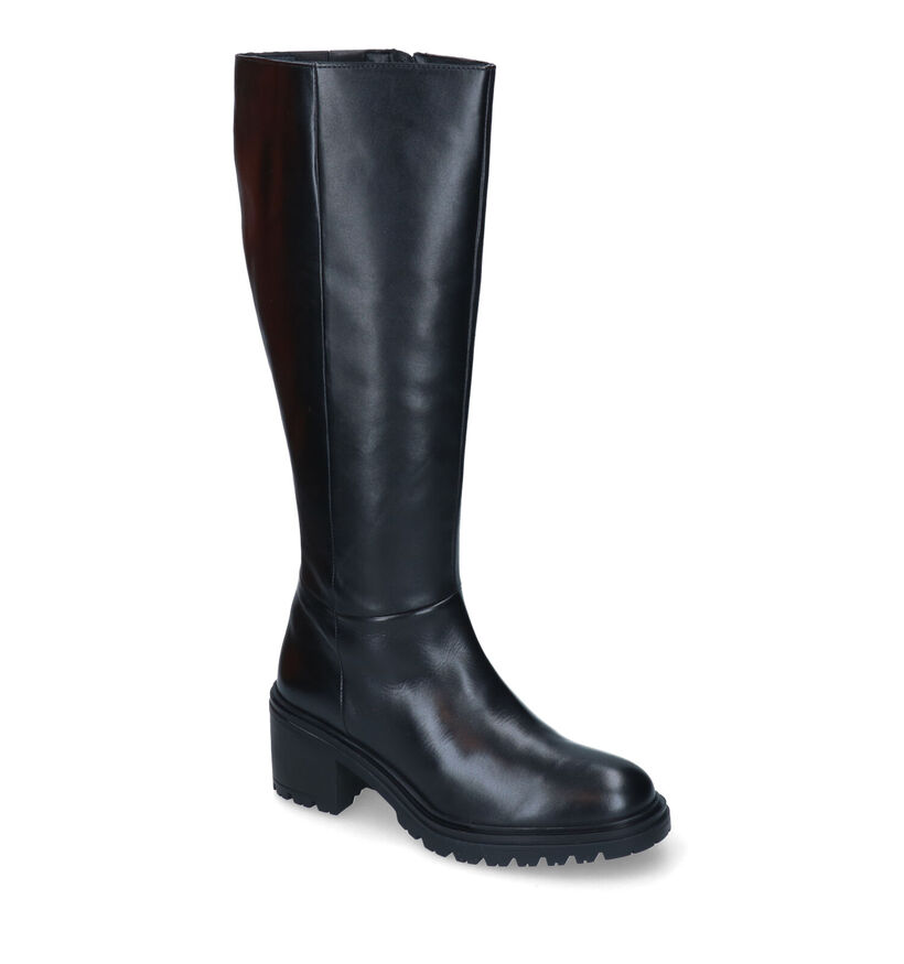 Geox Damiana Bottes en Noir en cuir (313301)