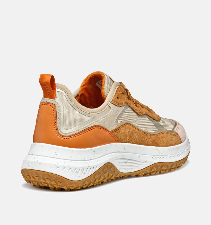 Geox Oliviera Grip Baskets en Cognac pour femmes (353795) - pour semelles orthopédiques