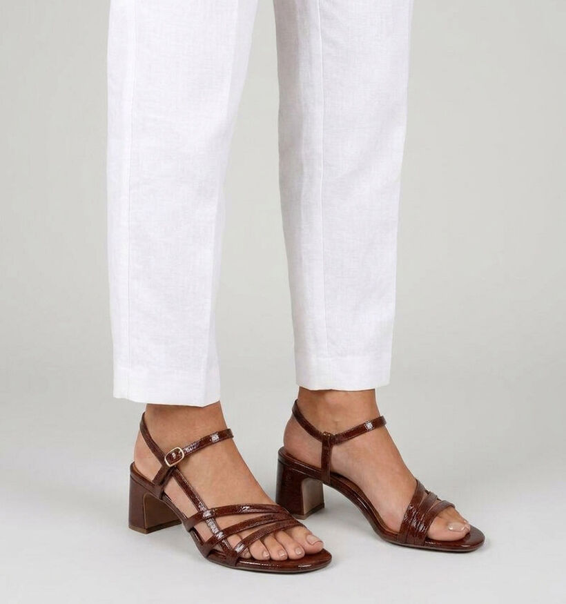 Tamaris Bruine Sandalen met Blokhak voor dames (371763)