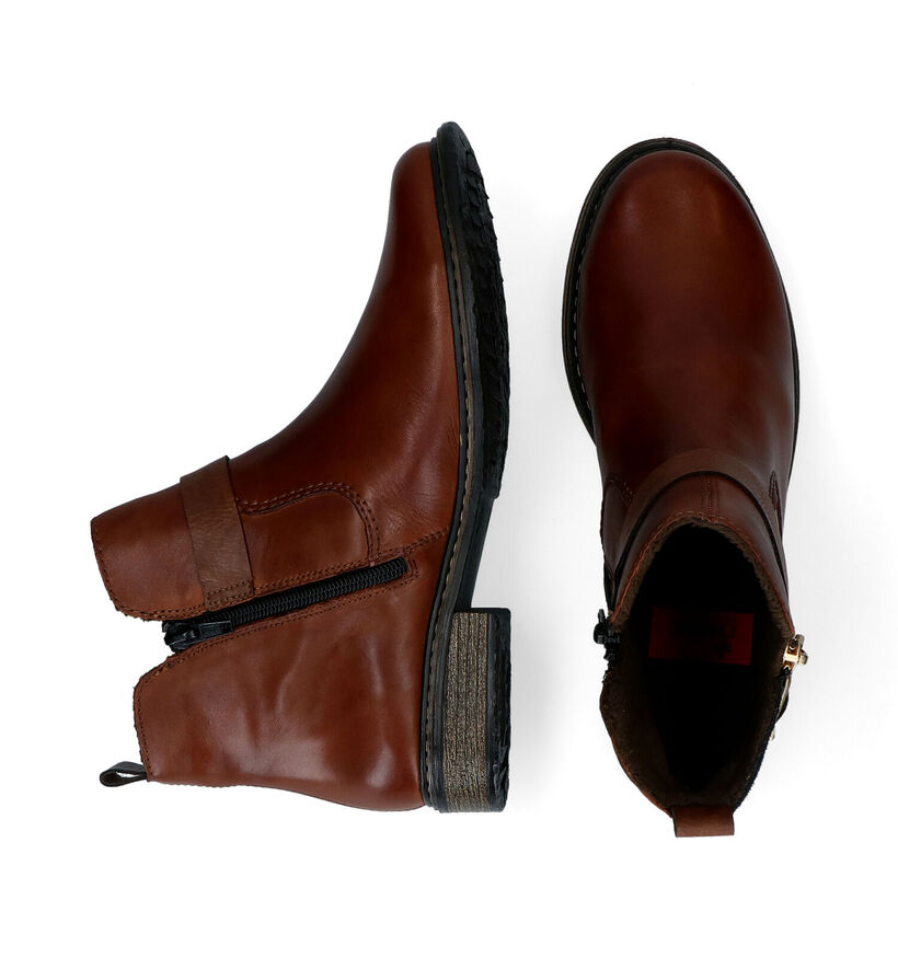 Rieker Bottines basses en Cognac pour femmes (328431)