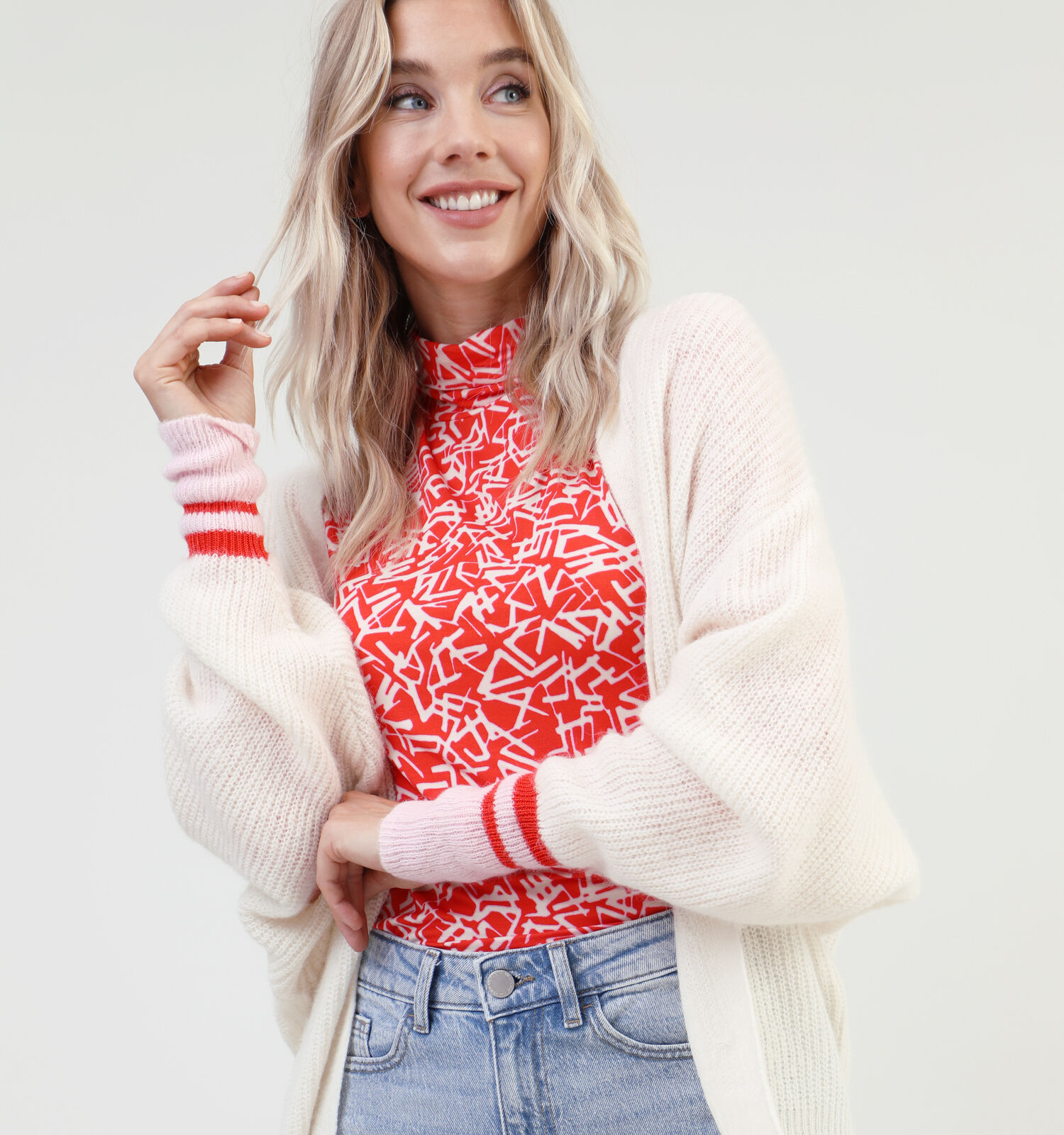 Ecru cardigan outlet