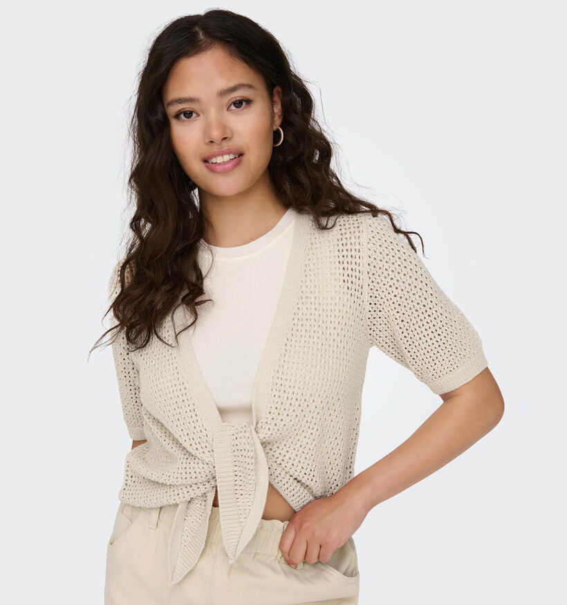 JDY Mehedi Zwarte Cropped Cardigan (327123)