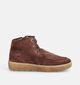 Think! Creps Boots &agrave; lacets en Marron pour femmes (381355) - pour semelles orthop&eacute;diques