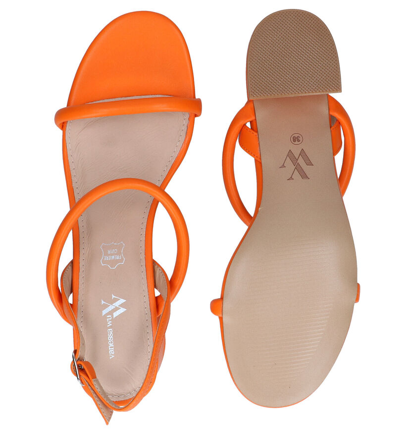 Vanessa Wu Oranje Sandalen voor dames (294452)