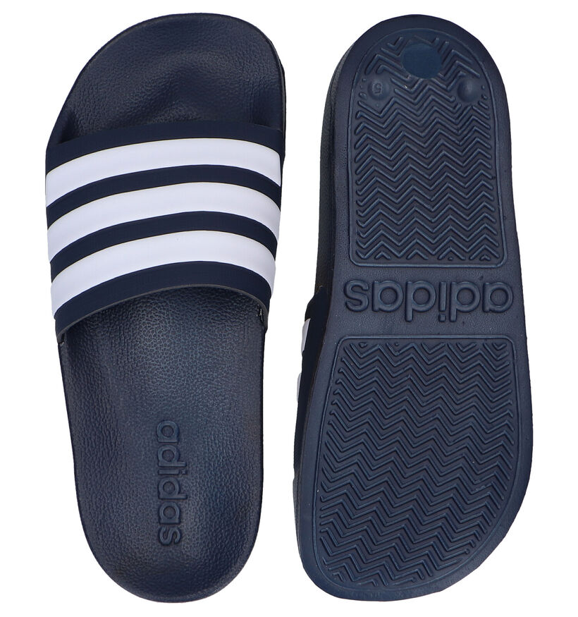 adidas Adilette Witte Badslippers in kunststof (290835)