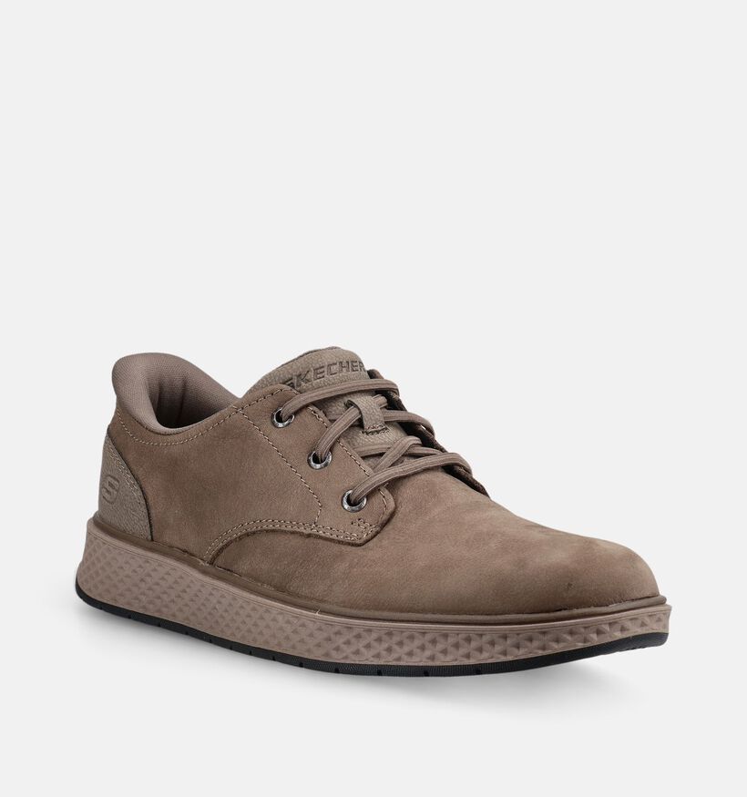 Skechers Burkett Lonzo Taupe Slip-ins voor heren (379525)