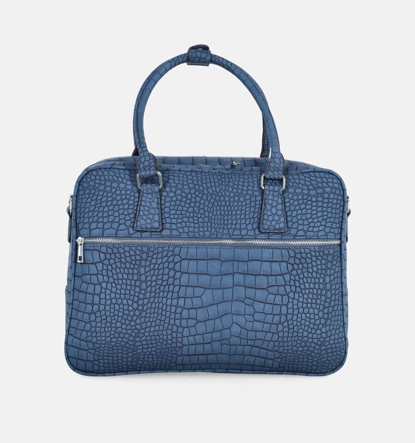 Olivia Lauren Octavia Sac ordinateur Croco en Bleu Olivia Lauren Octavia Sac ordinateur Croco en Bleu pour femmes (373507)