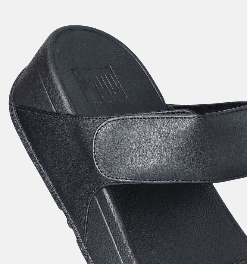 FitFlop Lulu Nu-pieds en Noir pour femmes (353822)
