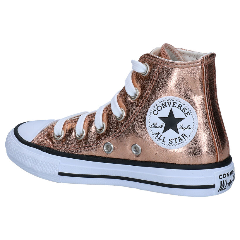 Converse Chuck Taylor All Star Roze Sneakers in kunstleer (286163)