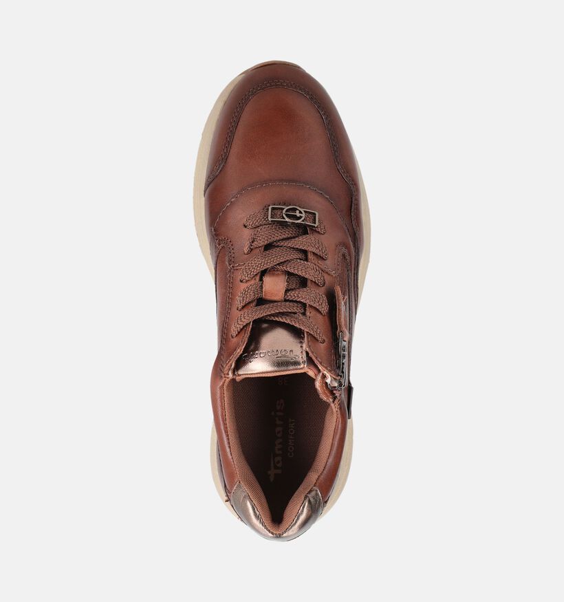 Tamaris Comfort Cognac Sneakers voor dames (376309) - geschikt voor steunzolen