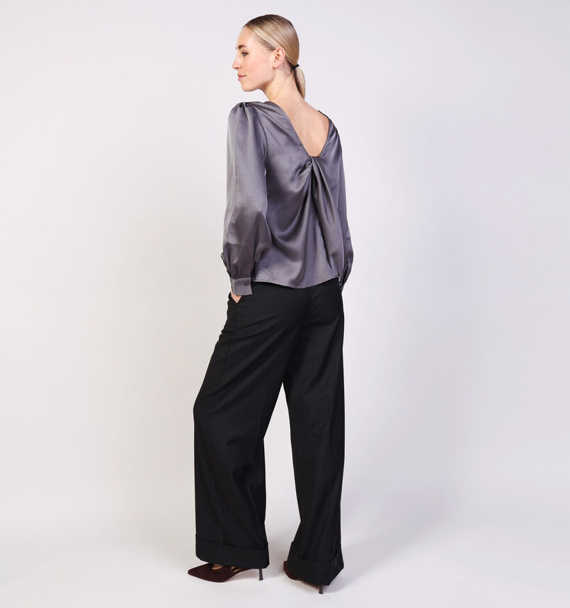 Vila Lone Blouse en Gris pour femmes (365592)