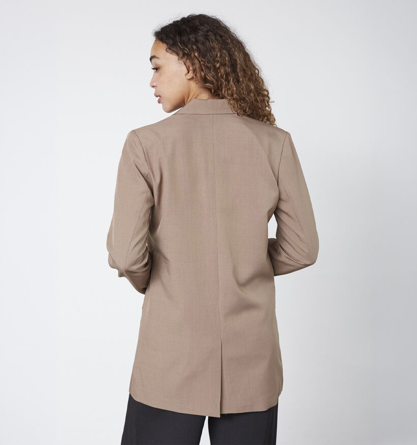 Sisters Point Viksa Blazer en Beige fonc&eacute; pour femmes (384433)