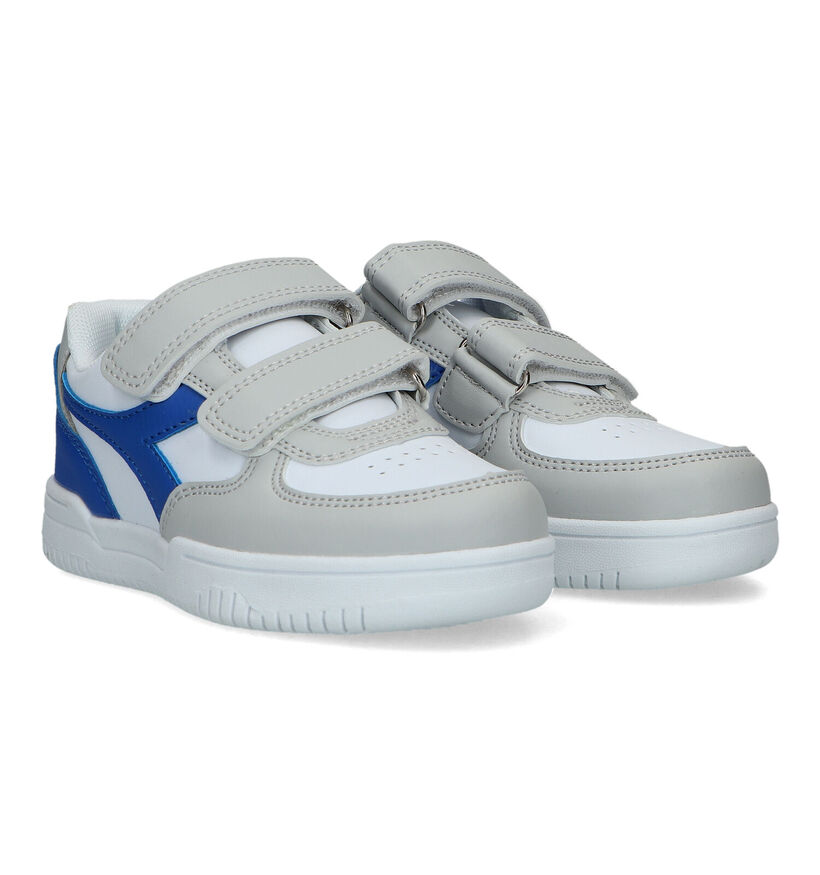 Diadora Magic Raptor Low PS Witte Sneakers voor jongens, meisjes (336226)