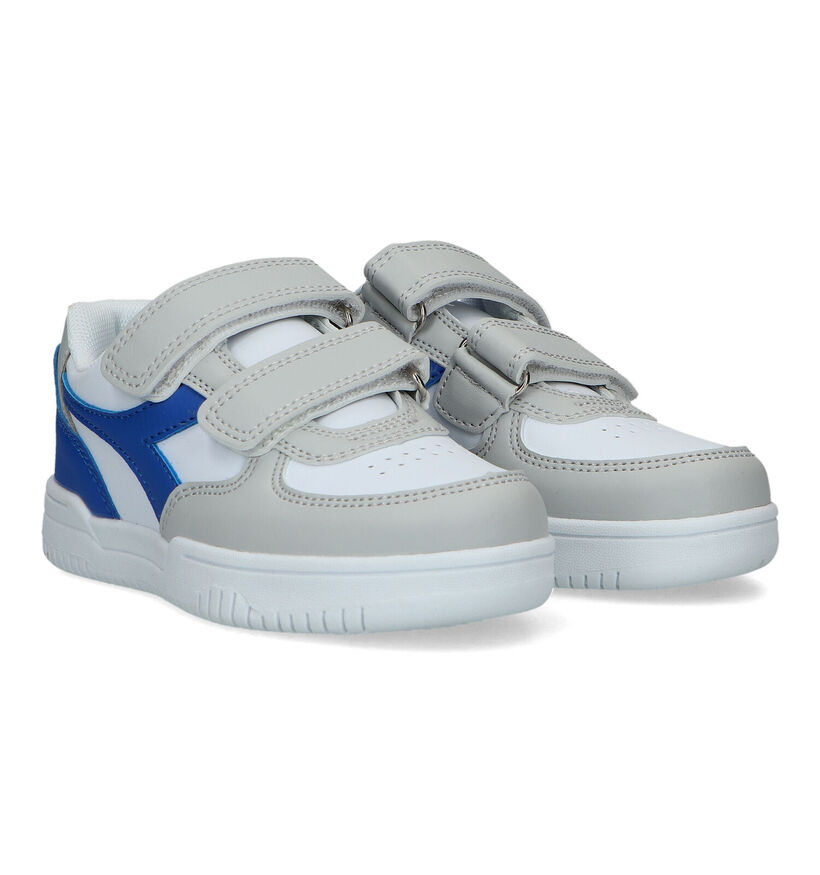 Diadora Magic Raptor Low PS Baskets en Blanc pour filles, garçons (336226)