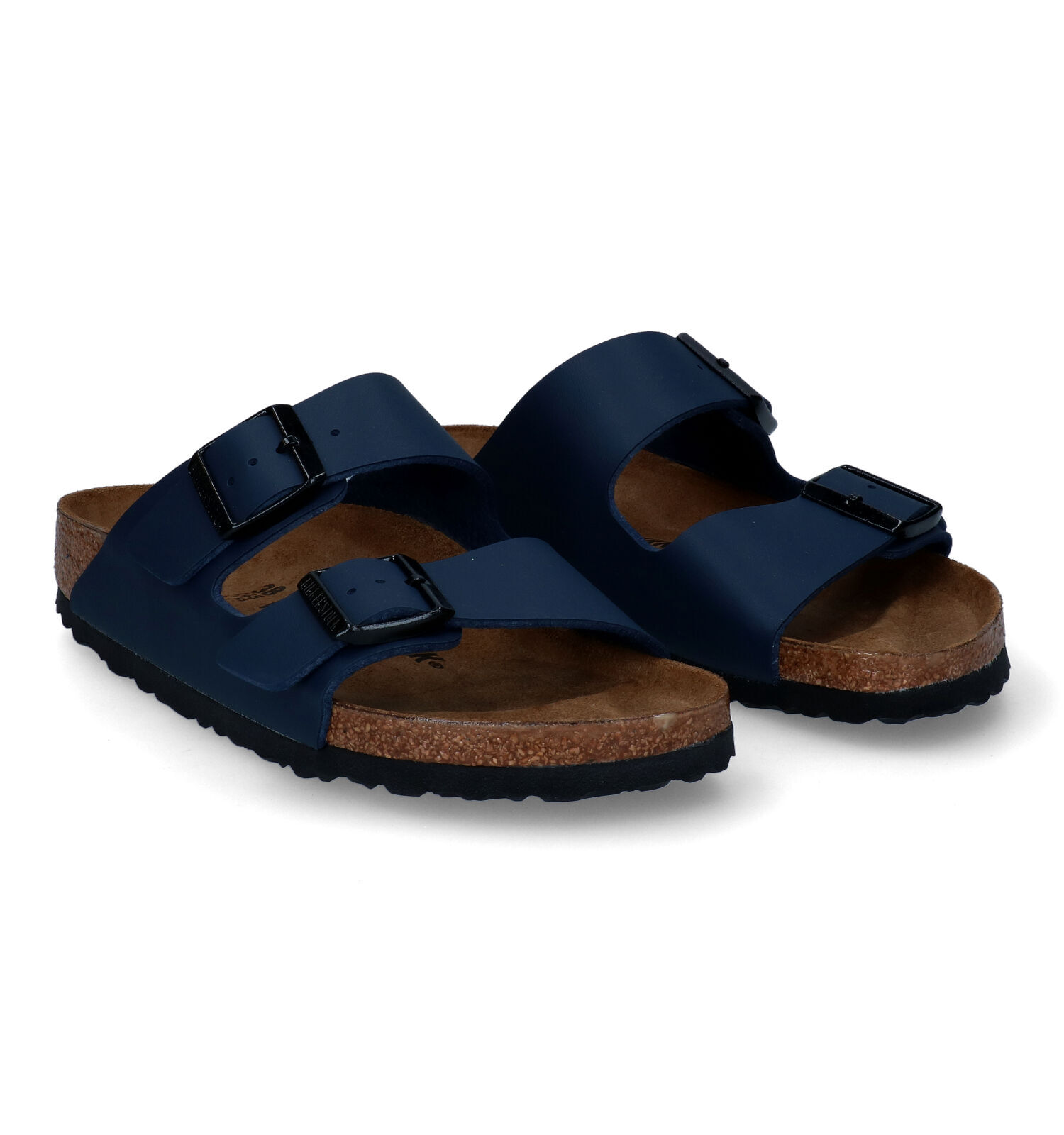 Donkerblauwe slippers dames shop