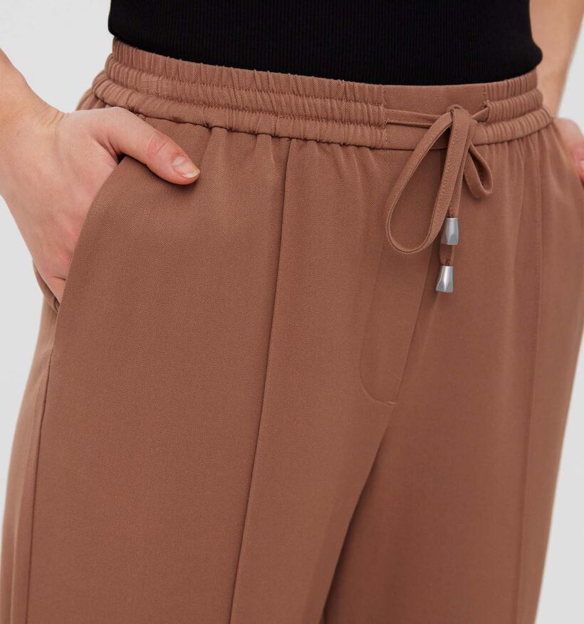 Vero Moda Lara Pantalon Habillées en Marron (318404)