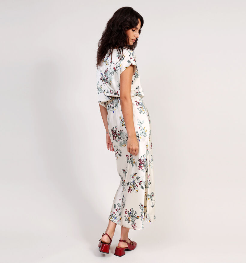 Vero Moda Jupes longues en Écru/Fleurs pour femmes (368827)