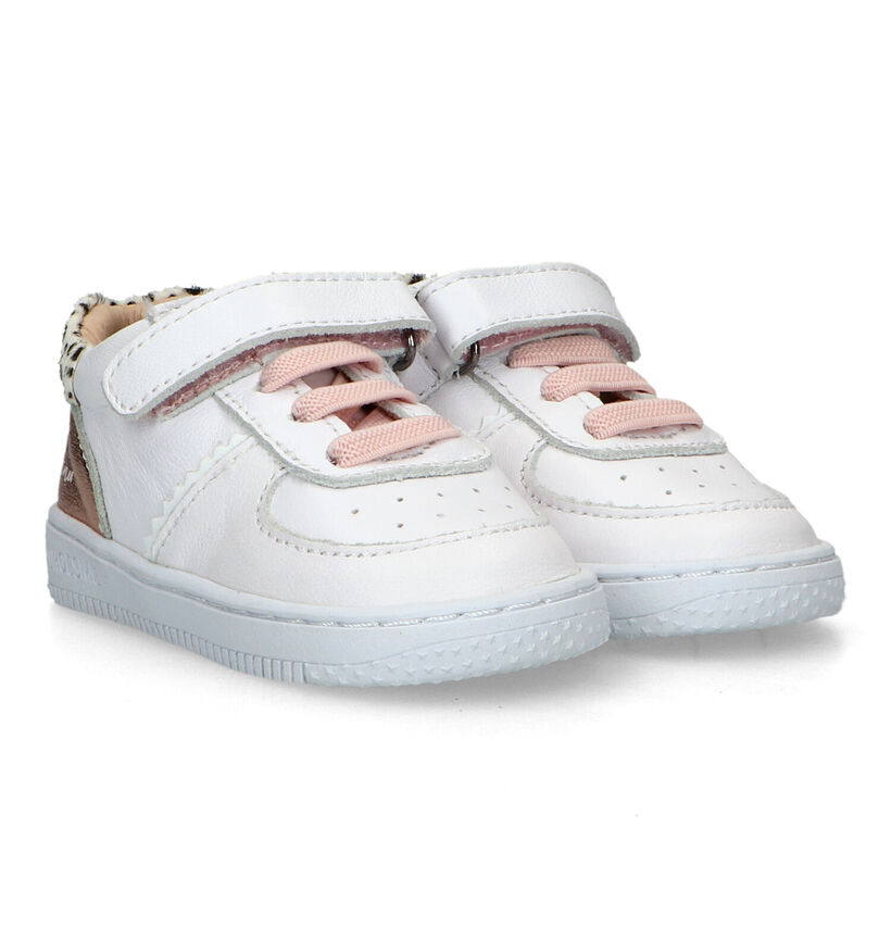 Shoesme Witte Sneakers voor meisjes (320858) - geschikt voor steunzolen