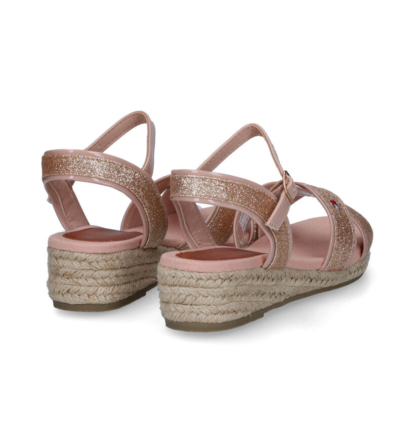 Tommy Hilfiger Sandales en Or rose pour filles (303917)