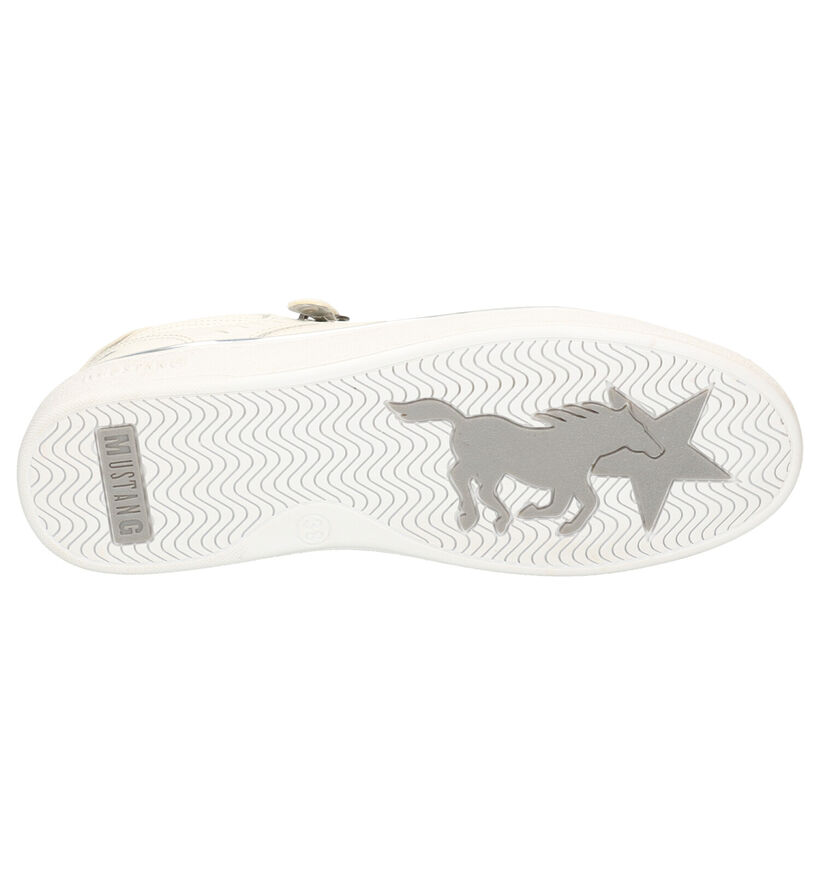 Mustang Chaussures à lacets en Blanc en simili cuir (266724)