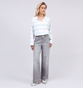 comma casual identity Grijze Geklede broek voor dames (358265)