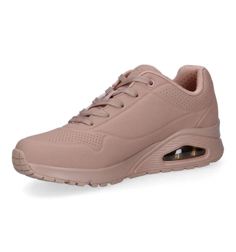 Skechers Uno Stand On Air Baskets en Rosé pour femmes (301262)