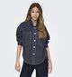 JDY Nevaeh Front Pocket Blauw Hemd voor dames (335388)