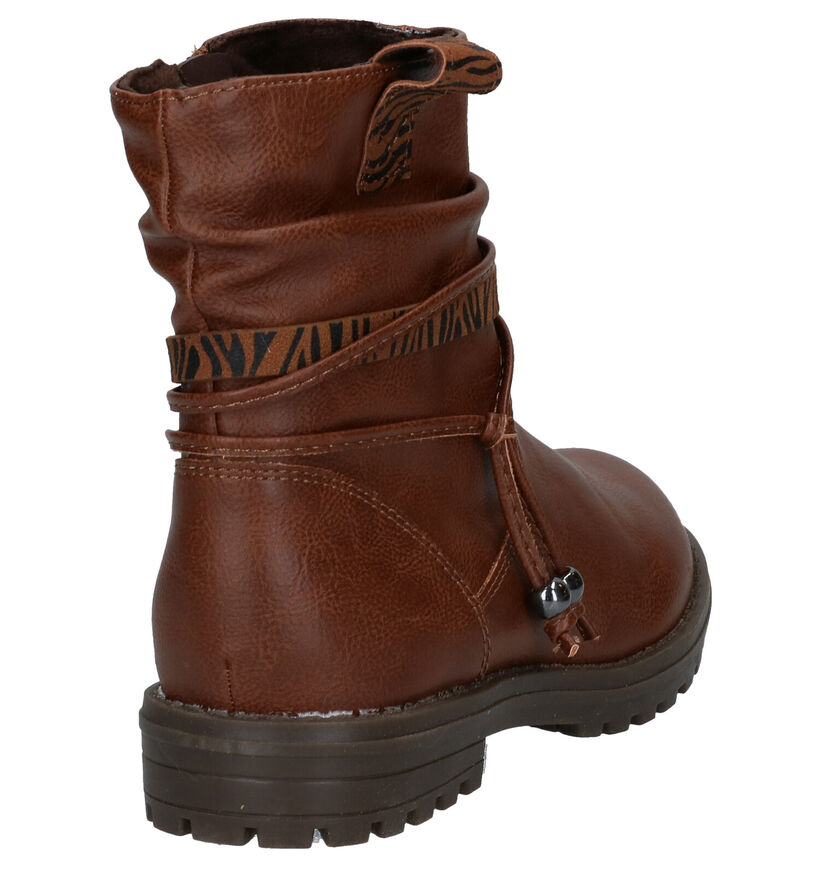 Sprox Bottes courtes en Cognac en simili cuir (291370)