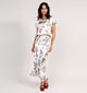 Vero Moda Jupes longues en Écru/Fleurs pour femmes (368827)