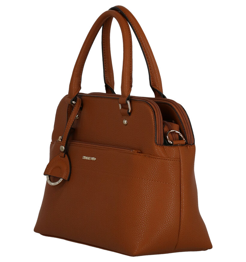 Laurent David Laura Cognac Handtas in kunstleer (272023)