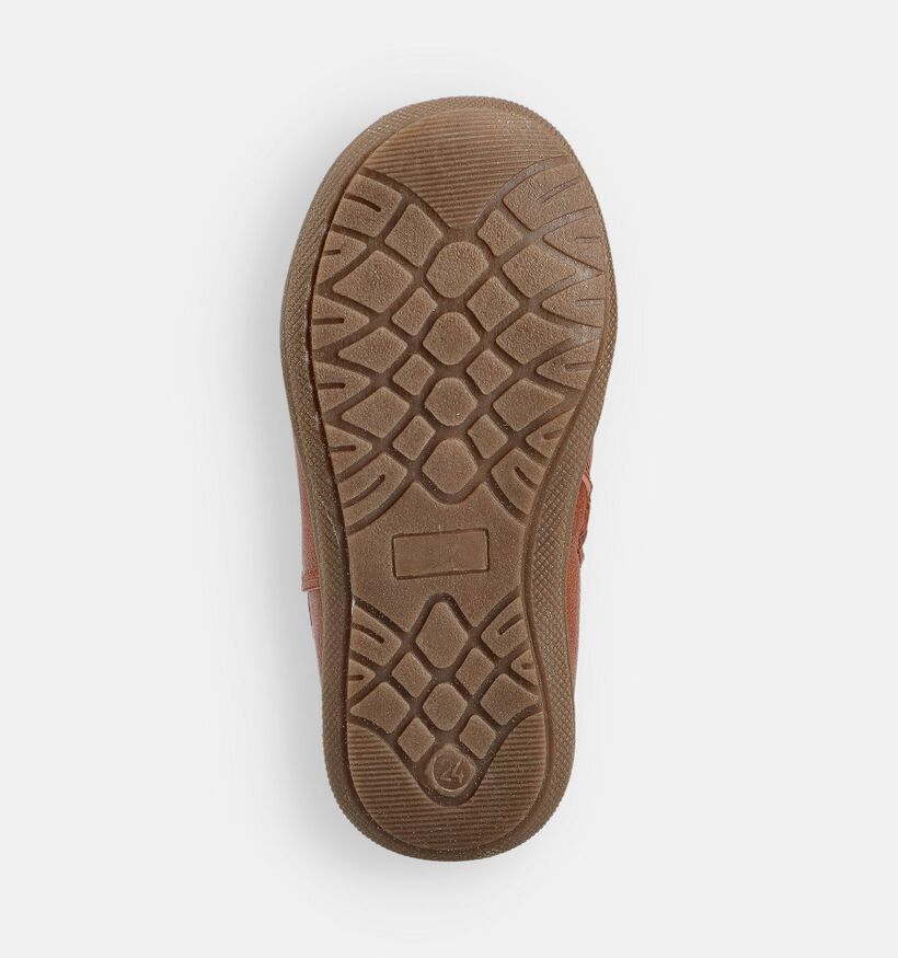 Milo & Mila Fox Bottes en Cognac pour filles (378912)