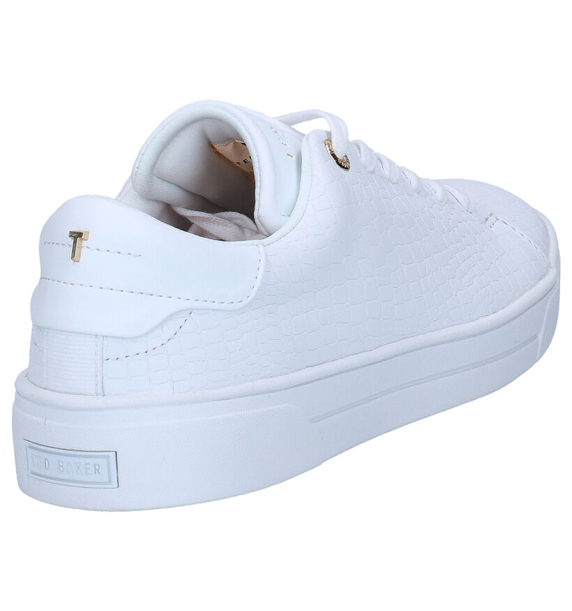 Ted Baker Zennco Witte Sneakers in leer (269413)