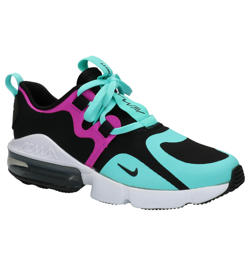 Nike Air Max Infinity Zwarte Sneakers in stof (261675)