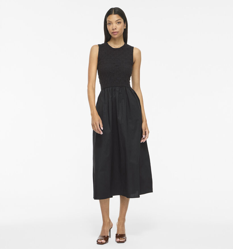 Vila Carla Zwarte Midi-Jurk voor dames (375142)