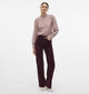 Vero Moda Tessa Corduroy Pantalon en Bordeaux pour femmes (361200)