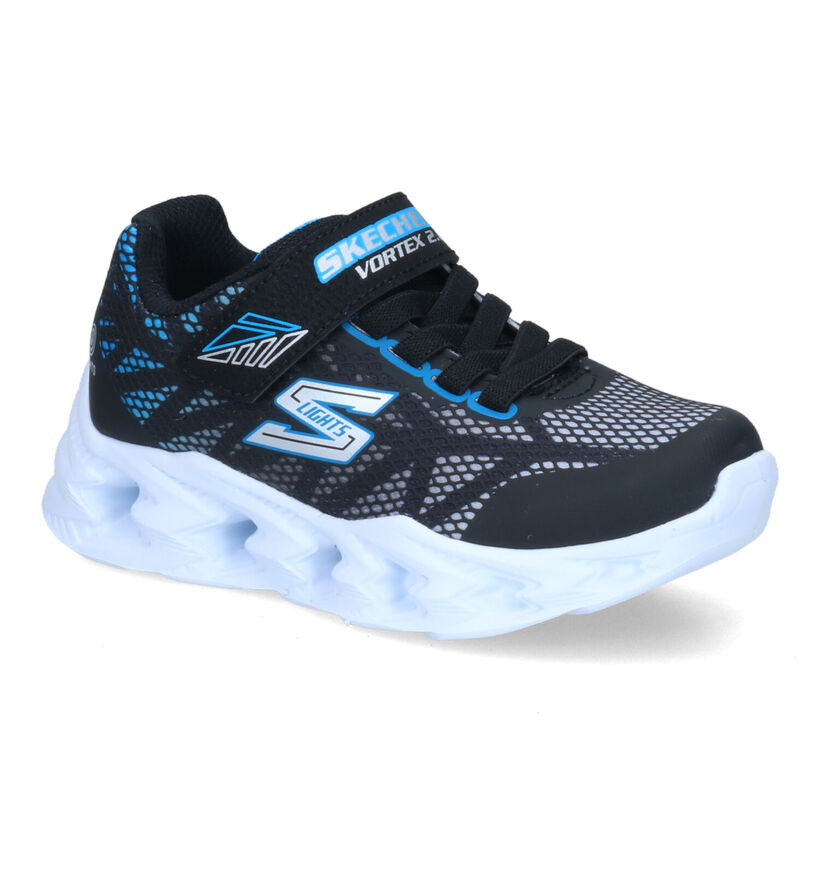 Skechers S Lights Vortex Baskets en Noir pour garçons (318188)