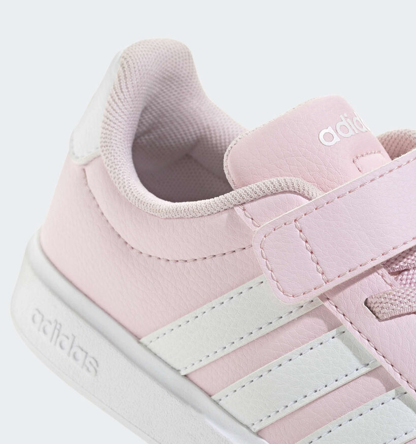 adidas Streettalk Baskets en Rose pour filles (372792) - pour semelles orthop&eacute;diques