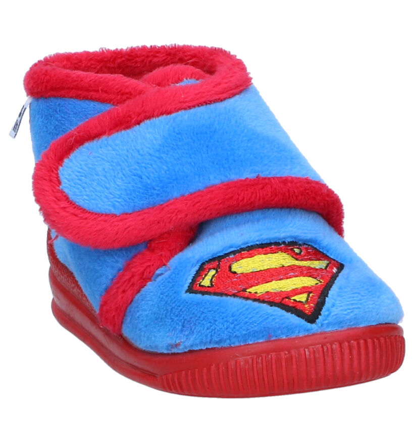 Ani Superman Pantoufles en Bleu pour garçons (300025)