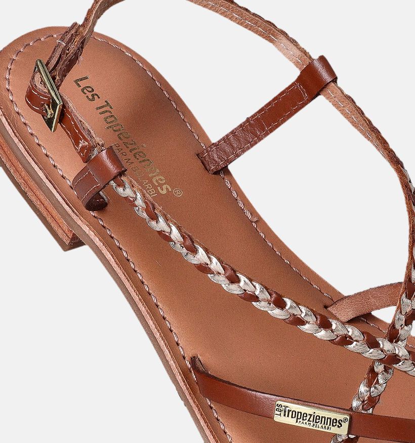 Les Tropeziennes Monatres Sandales en Cognac pour femmes (365541)