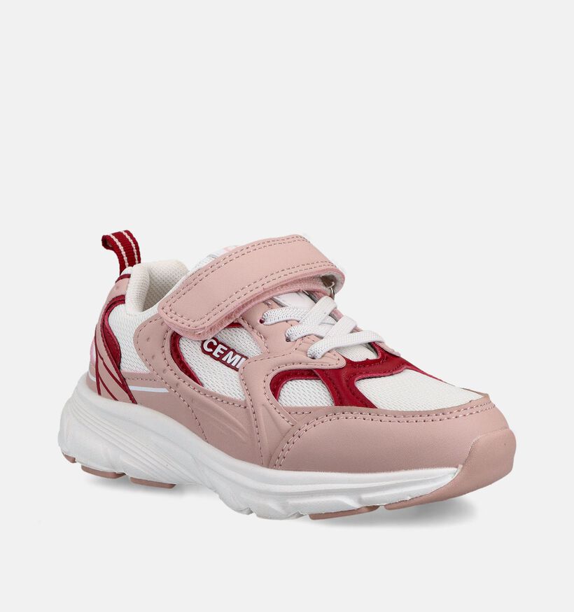 CEMI Baskets en Rose/Bordeaux pour filles (370743)