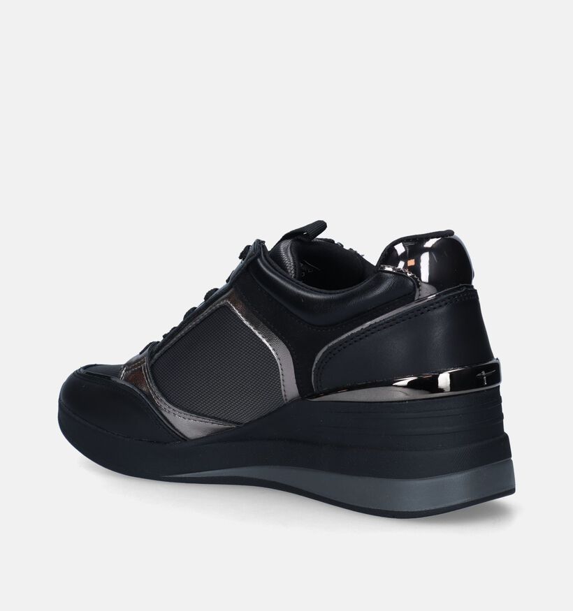 Tamaris Grijze Sneakers met sleehak voor dames (344627) - geschikt voor steunzolen
